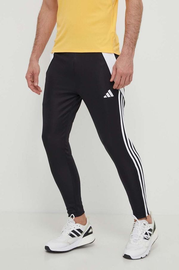 adidas Performance Hlače za trening adidas Performance Tiro24 boja: crna, s aplikacijom, IP1953