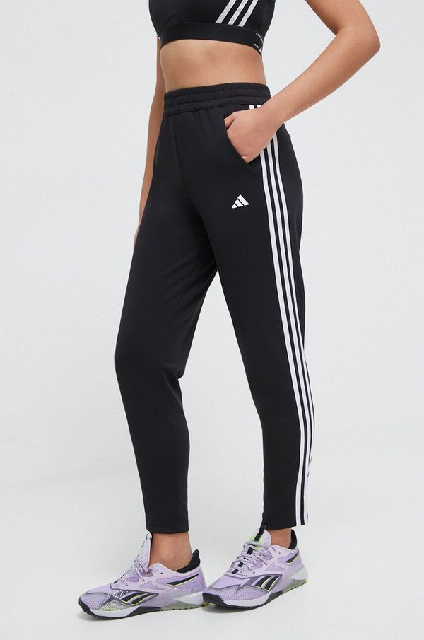 adidas Performance Hlače za trening adidas Performance Training Essentials boja: crna, s aplikacijom