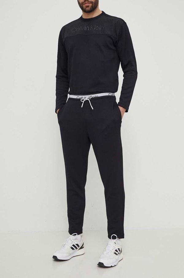 Calvin Klein Performance Hlače za trening Calvin Klein Performance boja: crna, s tiskom