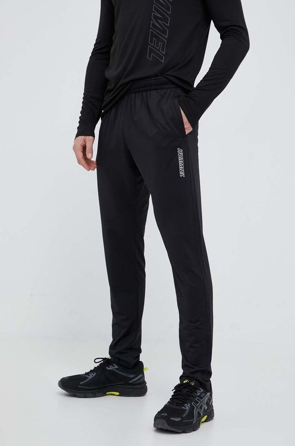 Hummel Hlače za trening Hummel Strength boja: crna, s tiskom