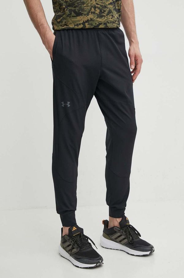 Under Armour Hlače za trening Under Armour Unstoppable boja: crna, bez uzorka