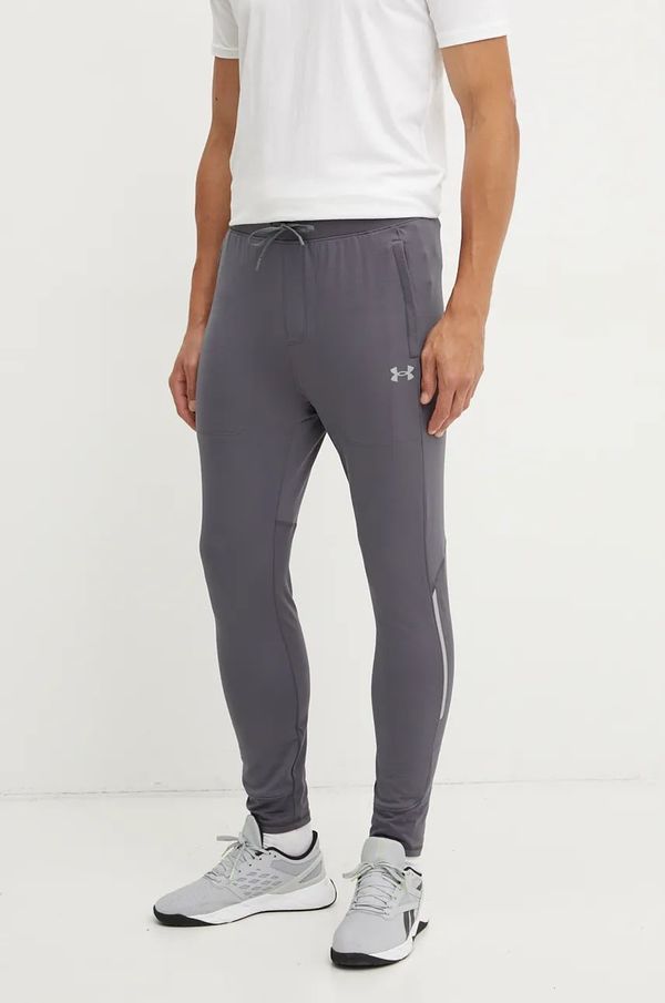 Under Armour Hlače za trening Under Armour Vanish Cold Weather boja: siva, s tiskom, 1387795