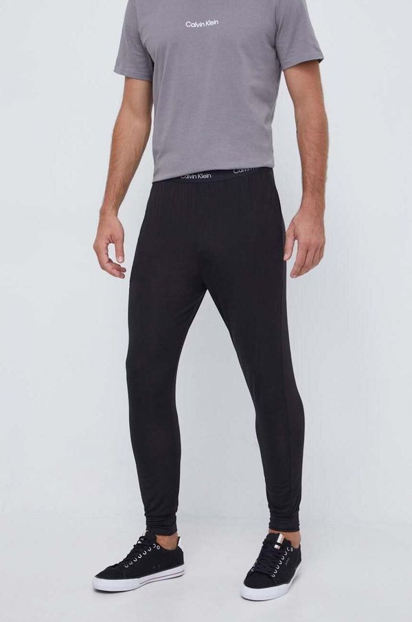 Calvin Klein Underwear Homewear hlače Calvin Klein Underwear boja: crna, bez uzorka