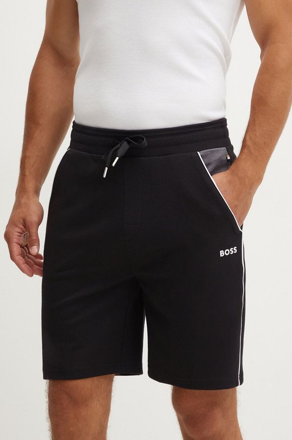 Boss Homewear kratke hlače BOSS boja: crna, 50521812