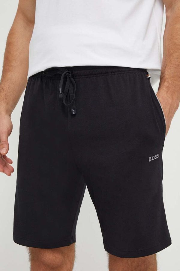 Boss Homewear kratke hlače BOSS boja: crna
