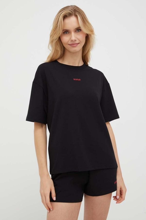 Hugo Homewear majica kratkih rukava HUGO boja: crna
