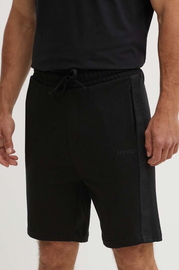Hugo Homewear pamučne kratke hlače HUGO boja: crna, 50520492