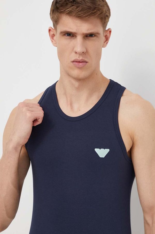 Emporio Armani Underwear Homewear top Emporio Armani Underwear boja: tamno plava, 110828 4R512