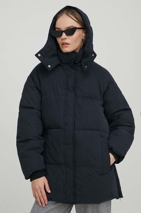 Abercrombie & Fitch Jakna Abercrombie & Fitch za žene, boja: crna, za zimu