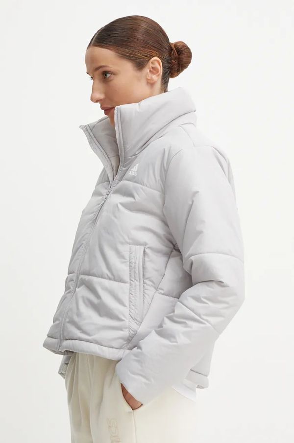 adidas Jakna adidas BSC za žene, boja: siva, za zimu, IX8874
