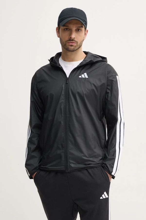 adidas Jakna adidas Essentials za muškarce, boja: crna, za prijelazno razdoblje, oversize, JE6325