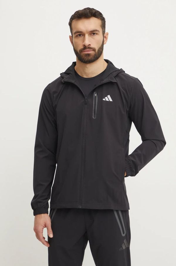 adidas Jakna adidas M WV TT za muškarce, boja: crna, za prijelazno razdoblje, JM2473