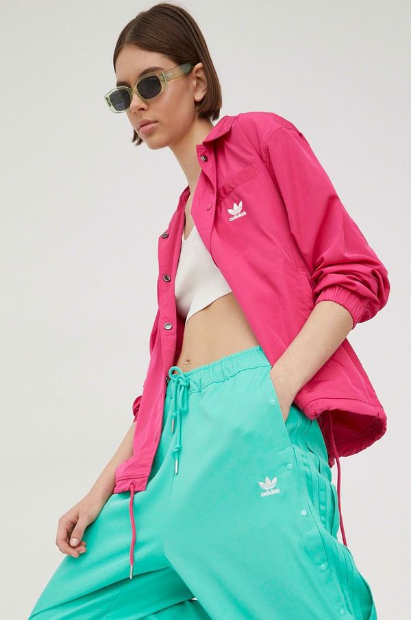 adidas Originals Jakna adidas Originals Always Original za žene, boja: ružičasta, za prijelazno razdoblje, oversize