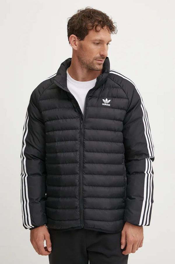 adidas Originals Jakna adidas Originals Padded Coll za muškarce, boja: crna, za prijelazno razdoblje, IZ1835