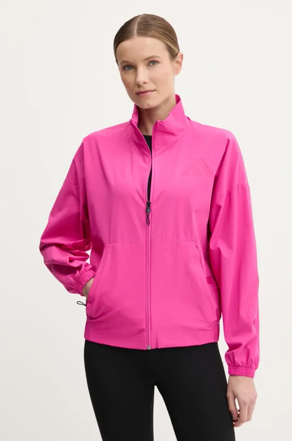 adidas Jakna adidas Z.N.E. za žene, boja: ružičasta, za prijelazno razdoblje, JP4191