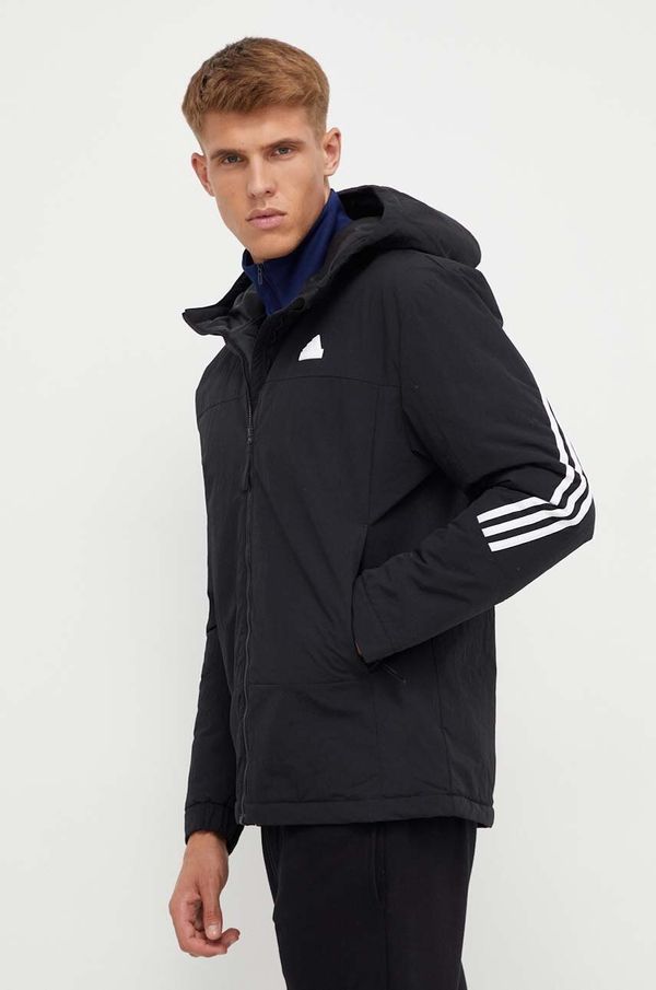 adidas Jakna adidas za muškarce, boja: crna, za prijelazno razdoblje