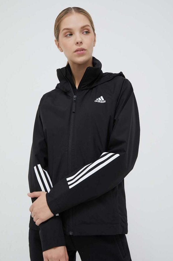 adidas Jakna adidas za žene, boja: crna, za prijelazno razdoblje