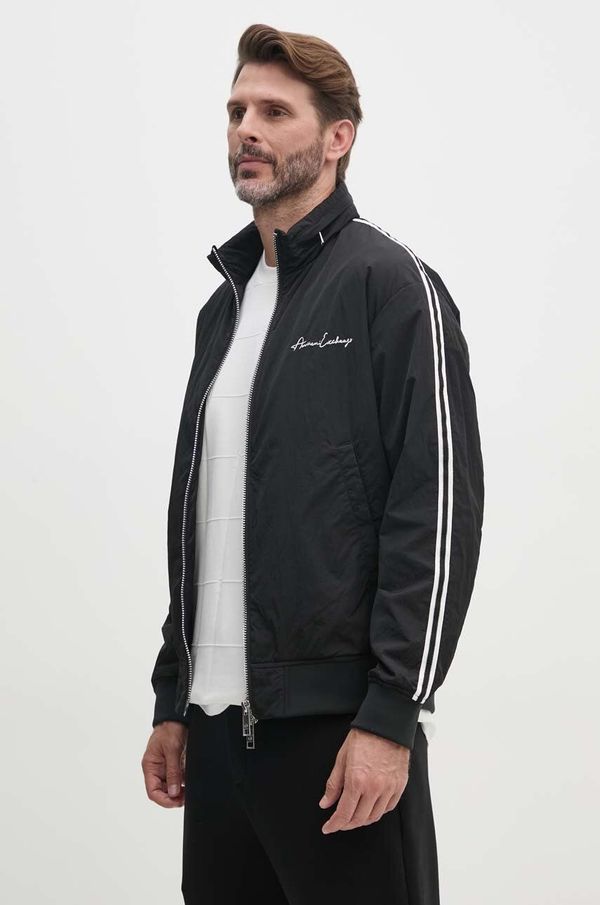 Armani Exchange Jakna Armani Exchange za muškarce, boja: crna, za prijelazno razdoblje, oversize, 8NZB99 ZNXXZ