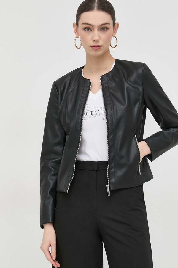 Armani Exchange Jakna Armani Exchange za žene, boja: crna, za prijelazno razdoblje