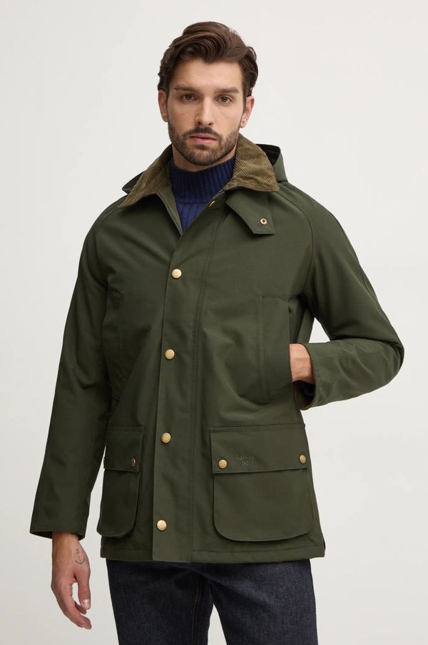 Barbour Jakna Barbour Winter Ashby Jacket za muškarce, boja: zelena, za prijelazno razdoblje, MWB1001