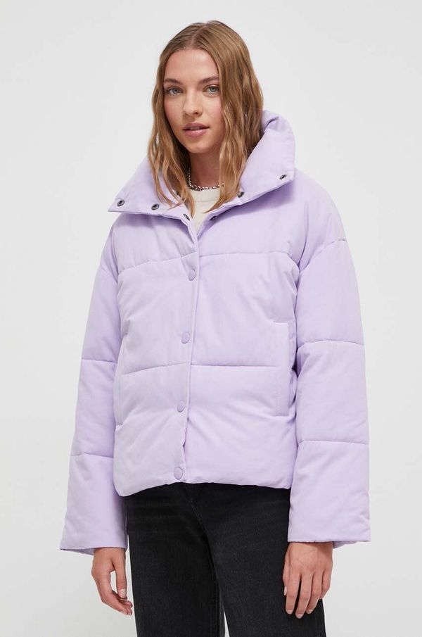 Billabong Jakna Billabong za žene, boja: ljubičasta, za zimu, oversize