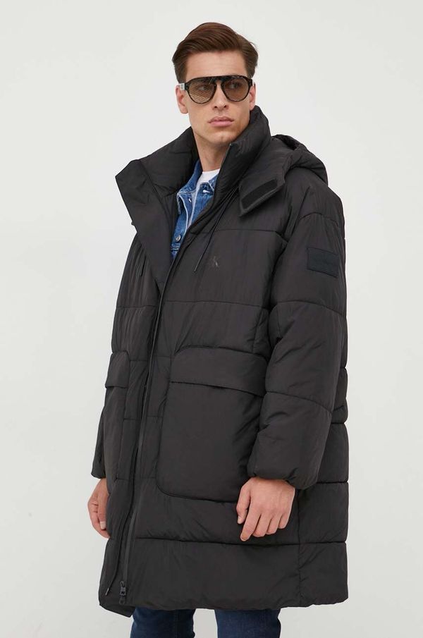 Calvin Klein Jeans Jakna Calvin Klein Jeans za muškarce, boja: crna, za zimu