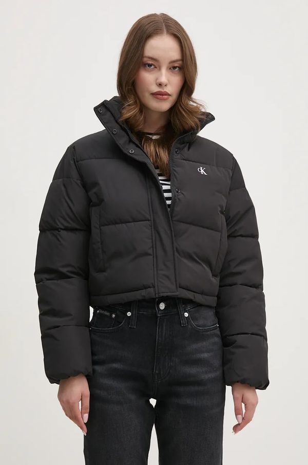 Calvin Klein Jeans Jakna Calvin Klein Jeans za žene, boja: crna, za zimu, oversize, J20J224615