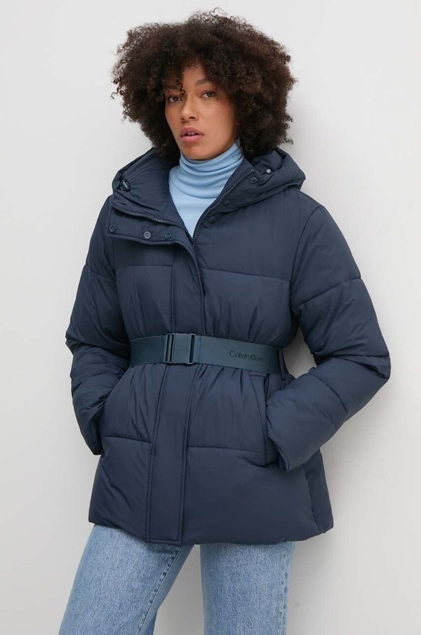 Calvin Klein Jeans Jakna Calvin Klein Jeans za žene, boja: tamno plava, za zimu, J20J224107
