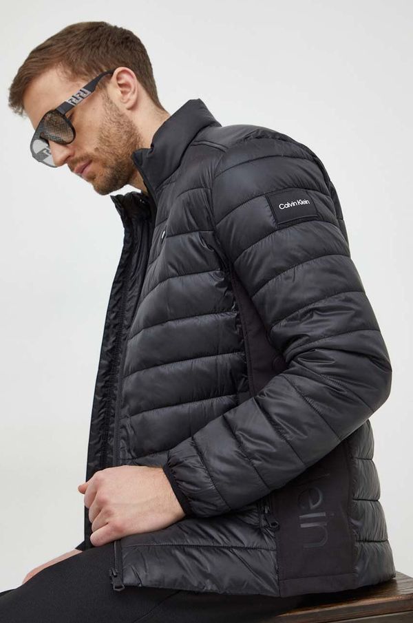 Calvin Klein Jakna Calvin Klein za muškarce, boja: crna, za prijelazno razdoblje