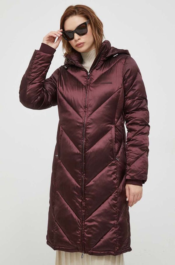 Calvin Klein Jakna Calvin Klein za žene, boja: bordo, za zimu