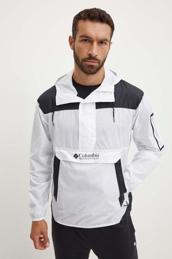 Columbia Jakna Columbia Challenger Windbreaker za muškarce, boja: bijela, za prijelazno razdoblje, 2091001