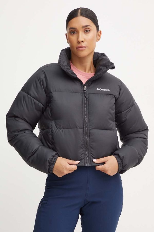 Columbia Jakna Columbia Puffect Colorblock za žene, boja: crna, za zimu, 2088501