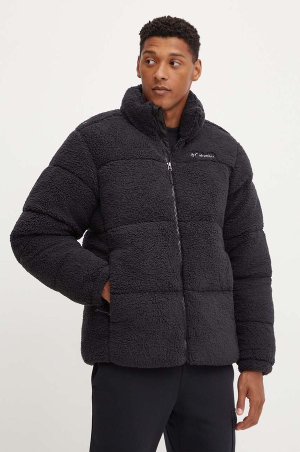 Columbia Jakna Columbia Puffect Sherpa za muškarce, boja: crna, za zimu, 2086841