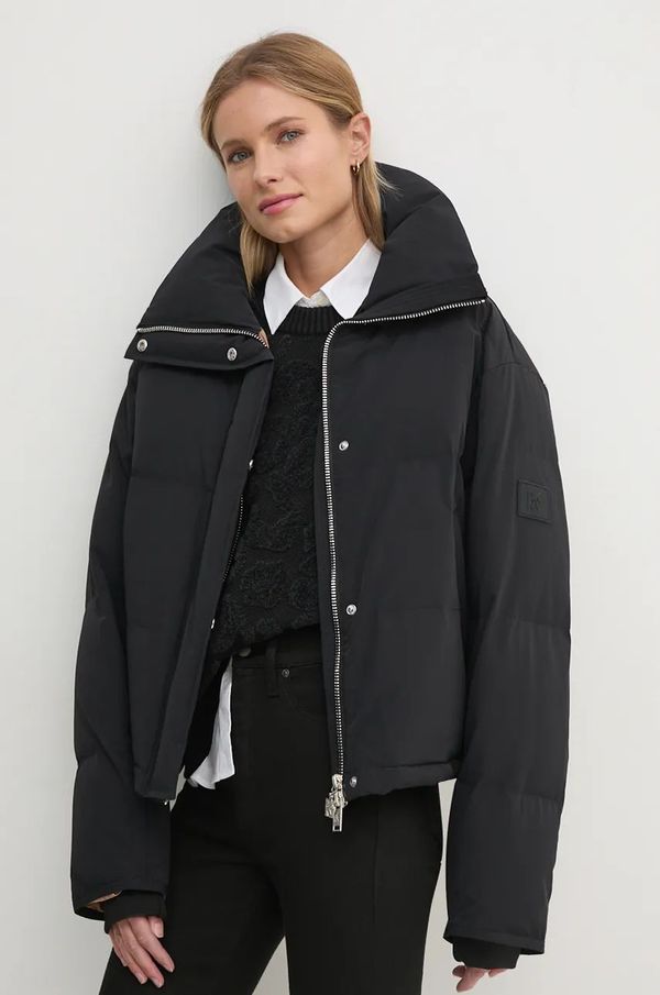 DKNY Jakna Dkny za žene, boja: crna, za prijelazno razdoblje, oversize, D2G4A176