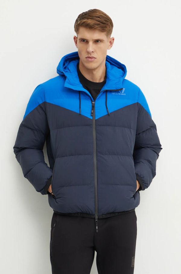 EA7 Emporio Armani Jakna EA7 Emporio Armani za muškarce, boja: tamno plava, za zimu, PNDOZ.6DPB30