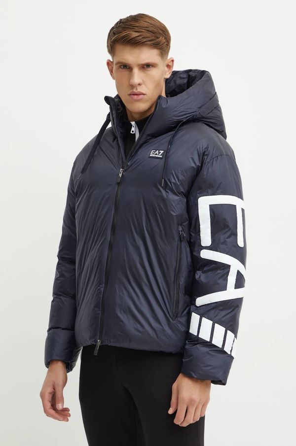 EA7 Emporio Armani Jakna EA7 Emporio Armani za muškarce, boja: tamno plava, za zimu, PNGAZ.6DPB19