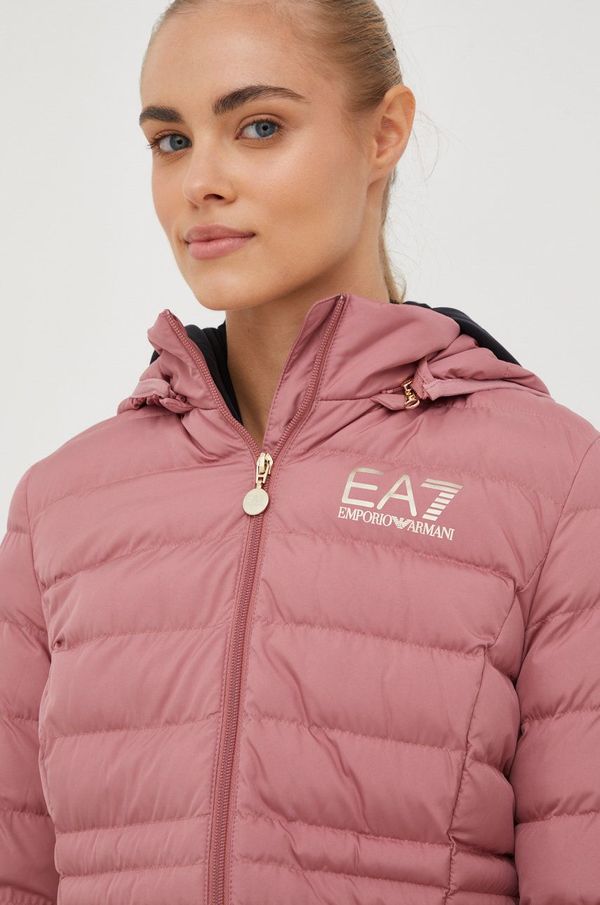 EA7 Emporio Armani Jakna EA7 Emporio Armani za žene, boja: ružičasta, za prijelazno razdoblje