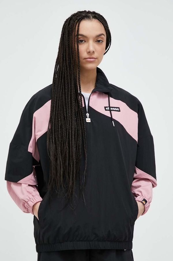 Ellesse Jakna Ellesse za žene, boja: crna, za prijelazno razdoblje, oversize