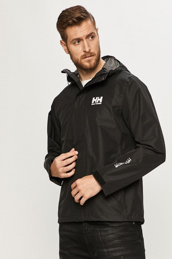 Helly Hansen Jakna Helly Hansen za muškarce, boja: crna, za prijelazno razdoblje
