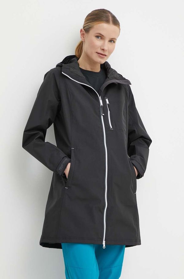 Helly Hansen Jakna Helly Hansen za žene, boja: crna, prijelazno razdoblje