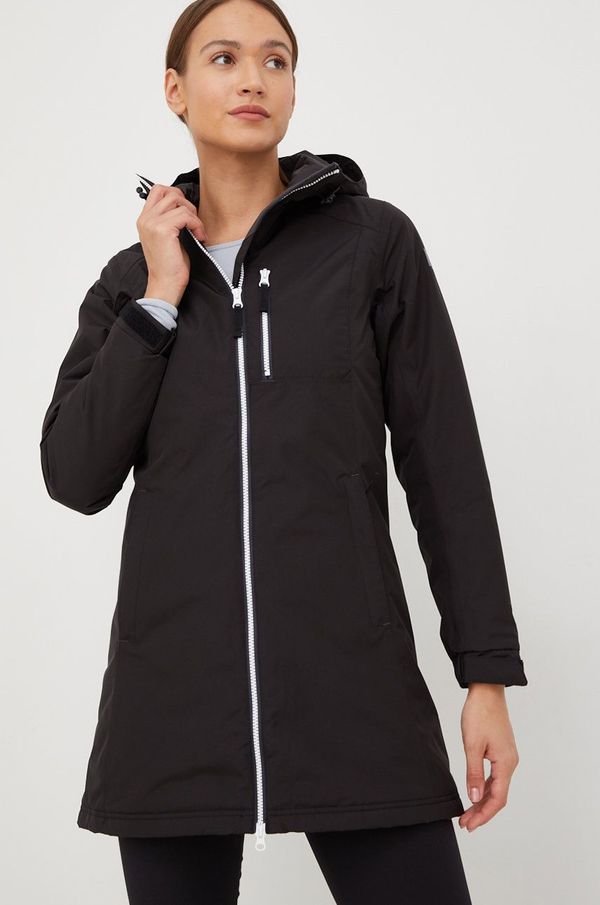 Helly Hansen Jakna Helly Hansen za žene, boja: crna, za prijelazno razdoblje