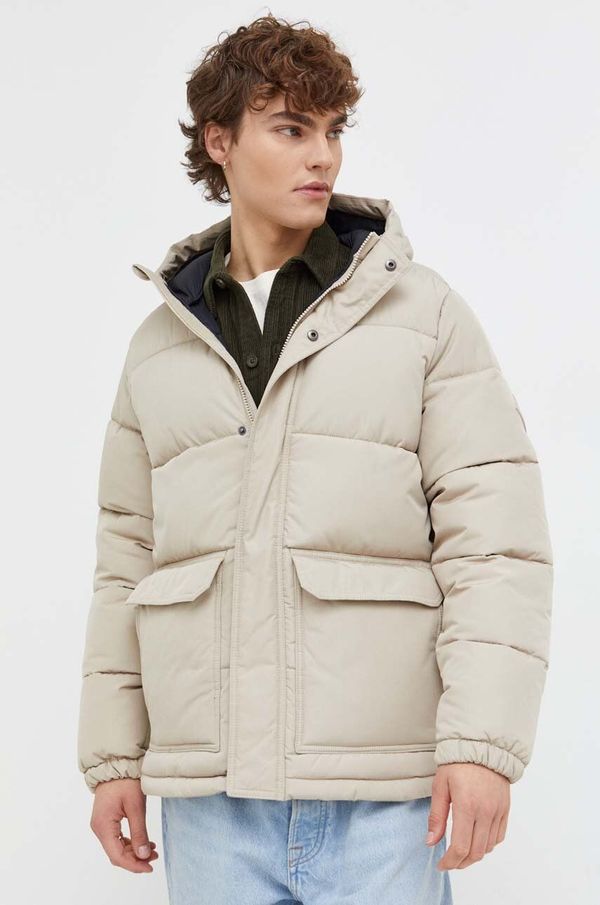Hollister Co. Jakna Hollister Co. za muškarce, boja: bež, za zimu
