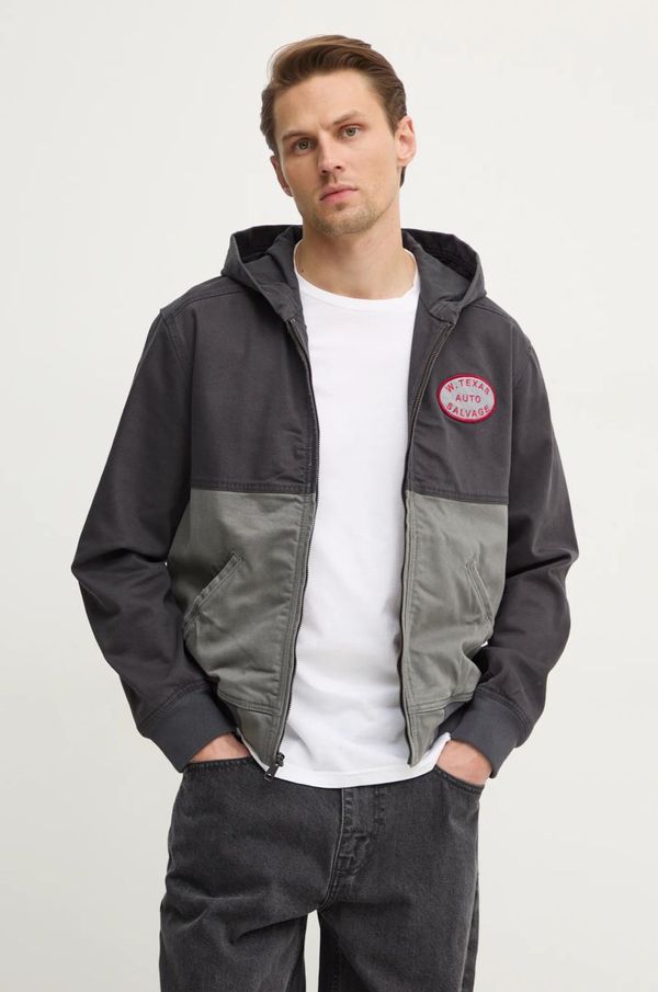 Hollister Co. Jakna Hollister Co. za muškarce, boja: siva, za prijelazno razdoblje, KI332-4146