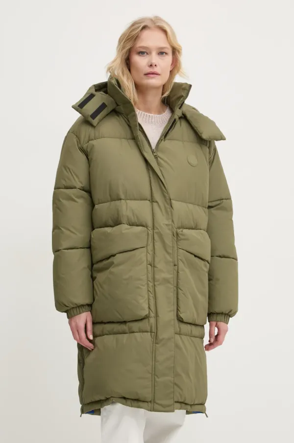 HUGO Blue Jakna Hugo Blue za žene, boja: zelena, za zimu, oversize, 50522261