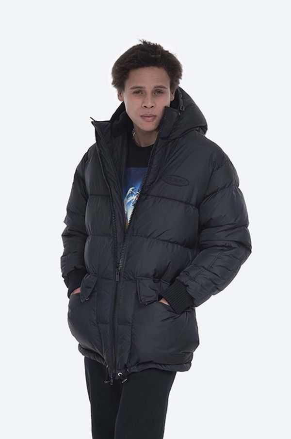 Iceberg Jakna Iceberg Down Jackets 20II1P0J1005050-9000 za muškarce, boja: crna, za zimu