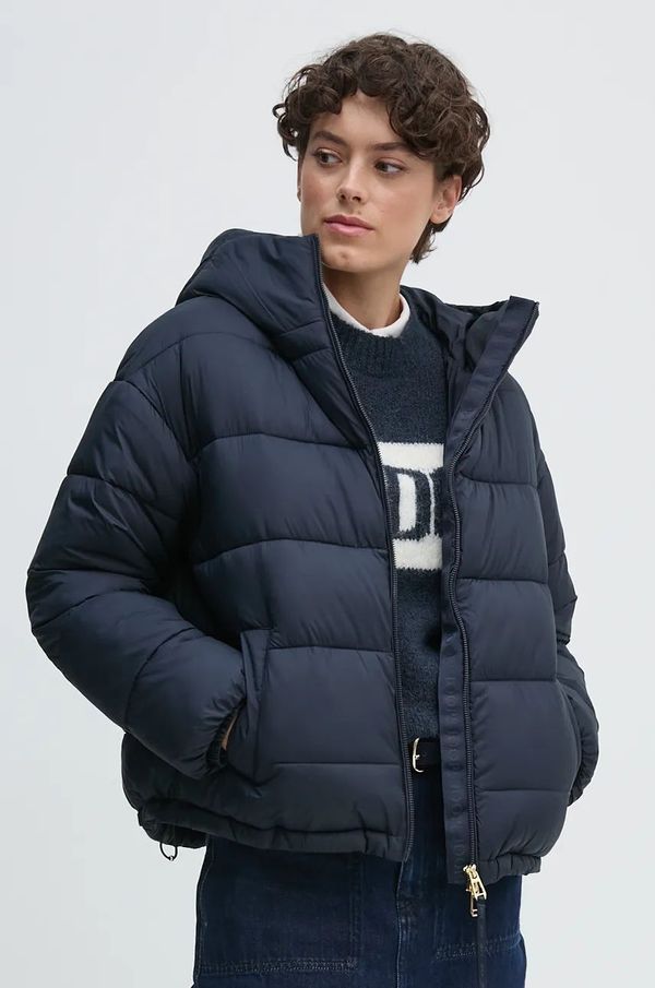 Joop! Jakna Joop! za žene, boja: tamno plava, za zimu, oversize, 30044144