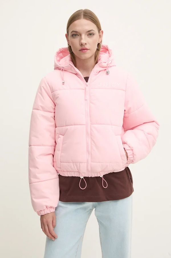 Juicy Couture Jakna Juicy Couture MARGIE PUFFER za žene, boja: ružičasta, za zimu, JCOIJ224553