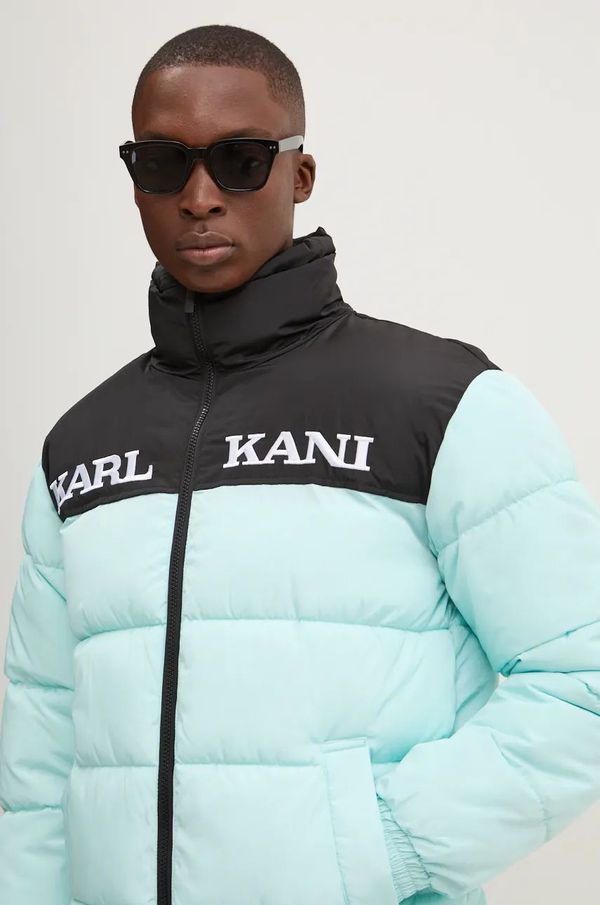Karl Kani Jakna Karl Kani za muškarce, boja: tirkizna, za zimu, 60760011