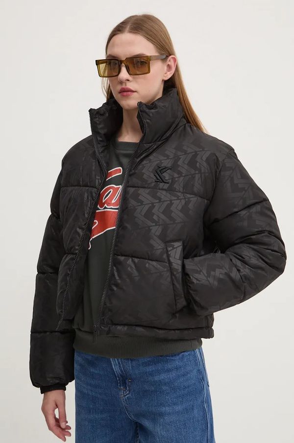 Karl Kani Jakna Karl Kani za žene, boja: crna, za zimu, oversize, 61760005