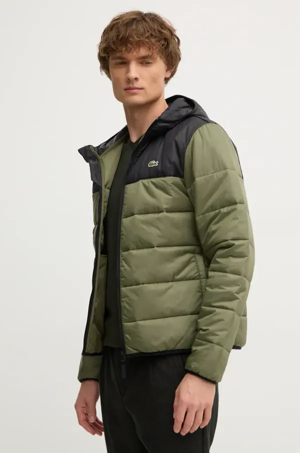 Lacoste Jakna Lacoste za muškarce, boja: zelena, za prijelazno razdoblje, BH6763